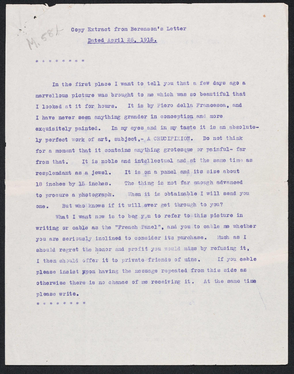 The Letters of Bernard Berenson and Isabella Stewart Gardner (Part II) by  Isabella Stewart Gardner Museum - Issuu