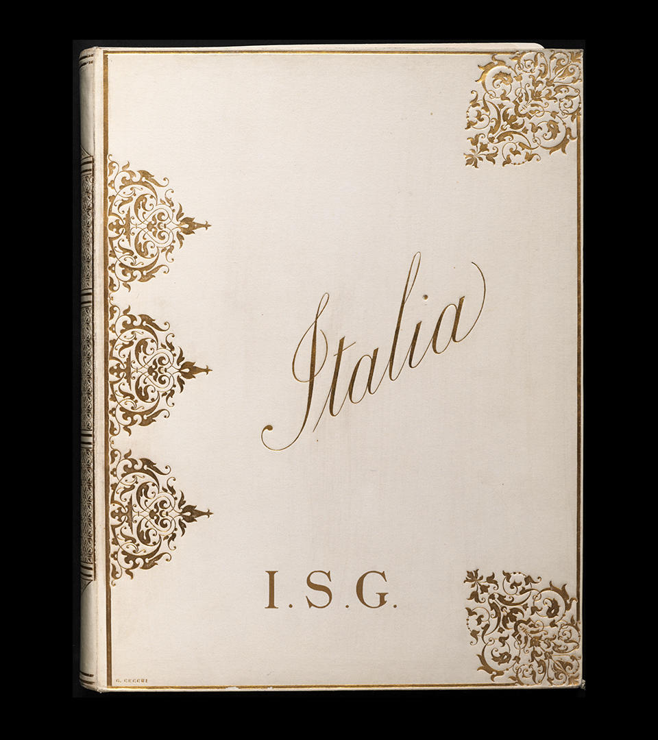 Isabella Stewart Gardner, Italy, Travel Journal (Cover)